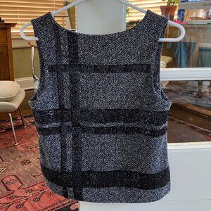 Banana Republic Vest Tweed & Sequin